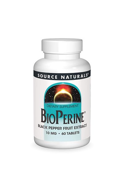 source naturals  BioPerine, 10 mg, 60 Tablets