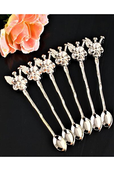 KristalGalerisi 6 Kişilik Çay Kaşığı Jg Gümüş - Kutulu