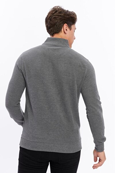 Rey Polo Judge Collar Zippered Thessaloniki Sweater