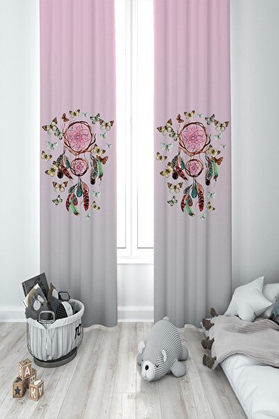 MEKTA HOME Camera bebelușilor și copiilor fluturi și pene vânător de vise dou...