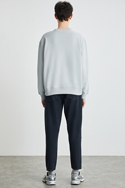 GRIMELANGE Ανδρικό φούτερ ERWAN με στάμπα με 3 κλωστές