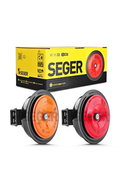 Seger -50F Midi Disk Korna 12V(Didit),Kalın-İnce Ses Takım,K-Jet2X Soket(Vw,A...