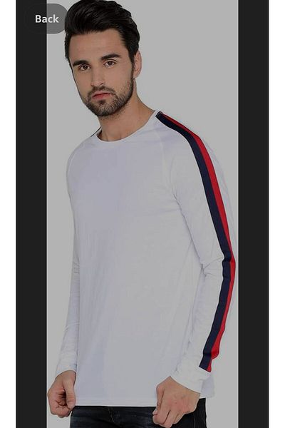 ARDSU Men's Sweatshirt White, Chest Wide 62 Cm, Height 76 Cm,