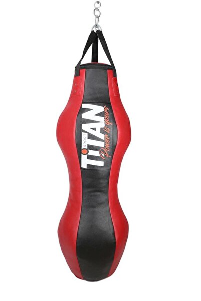 Titan Sport Mma Şekilli Kırmızı - Siyah Boks Torbası