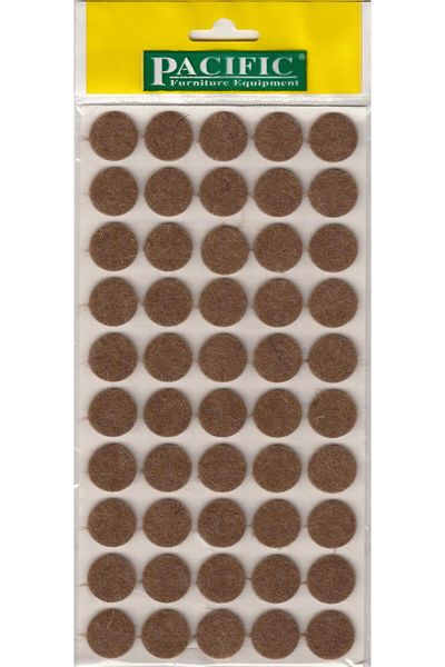 PACIFIC 20mm Coffee Color Adhesive Felt