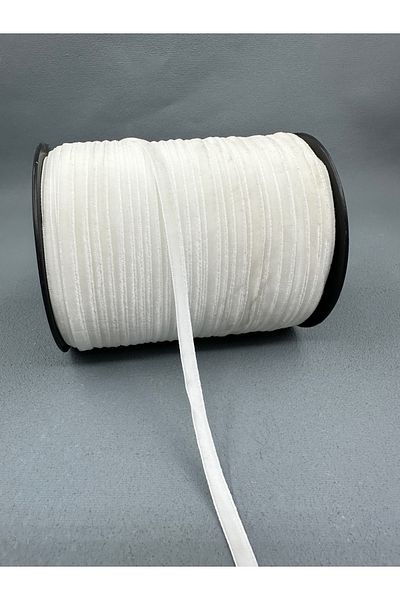 paşateks since 1995 şekil 5 Meters White 7 mm Velvet Ribbon