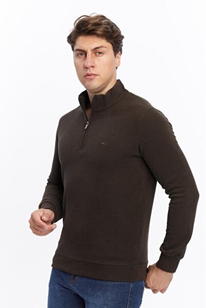 Rey Polo Judge Collar Zippered Thessaloniki Sweater