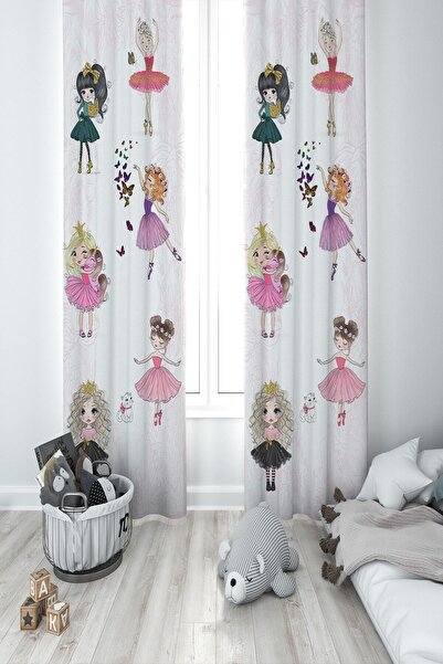 MEKTA HOME Cortina de fundal cu două aripi ale prințeselor pentru cameră pent...