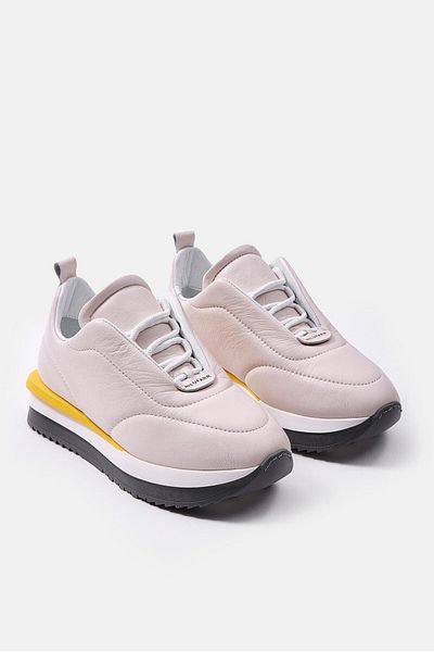 NILUFARR Balla Powder Genuine Leather Women's Sneakers