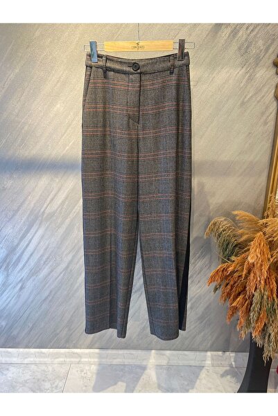 GİZA DESİGN ŞERİTLİ KAŞE PANTOLON