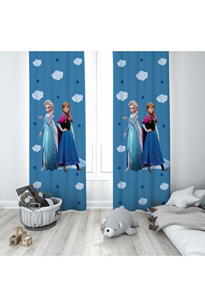 MEKTA HOME Camera pentru bebeluși și copii Frozen Elsa și Anna Cortina de fun...