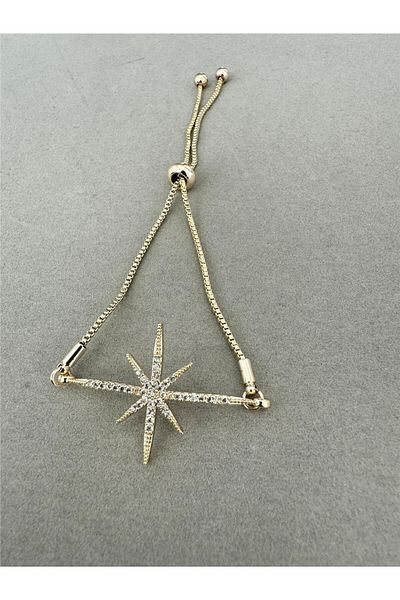 Pelin Aksesuar Zircon Stone North Star Lift Bracelet