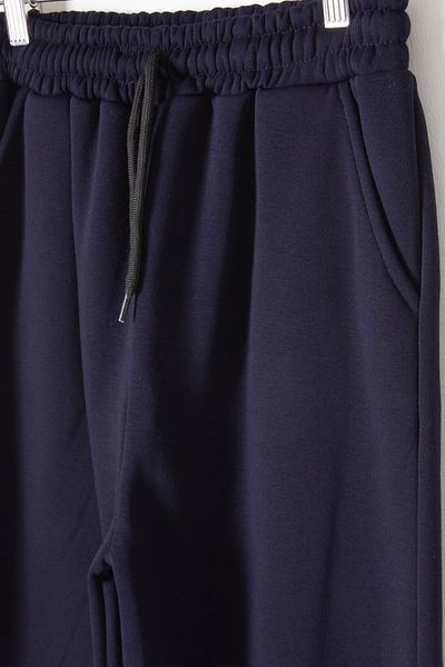 Cansın Mini Navy Blue Παιδικό Φούτερ με Τρείς Κλωστές με Ελαστική Μέση 16762