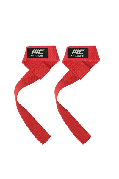 MUSCLECLOTH Lifting Straps Kırmızı