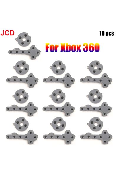 JCD 10 Set 10 Sets Conductive Rubber Silicone Pads For Xbox 360 Wireless Controller Contact Button D