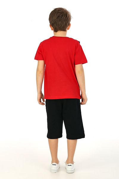 Cansın Mini Boy's Pocketed Shorts Suit 5-9 Years 14098