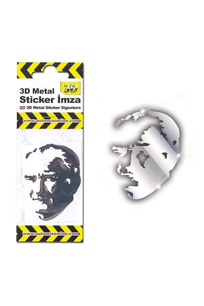 Automix 3D Metal Sticker Silhouette