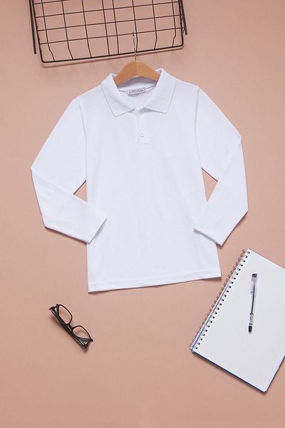 Cansın Mini Unisex tričko Lakos Polo s dlouhým rukávem 14573