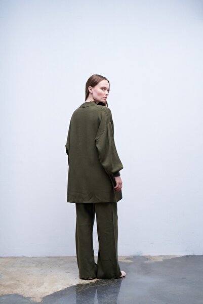 QANU Magnolia Knitwear Suit Khaki