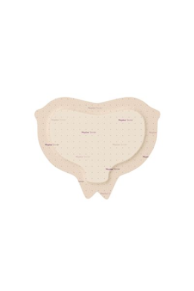 MÖLNLYCKE HEALTH CARE غطاء سيليكون ناعم من Mepilex Border Sacrum مقاس 16 × 20 سم لقرحة الضغط العكري (5 قطع)