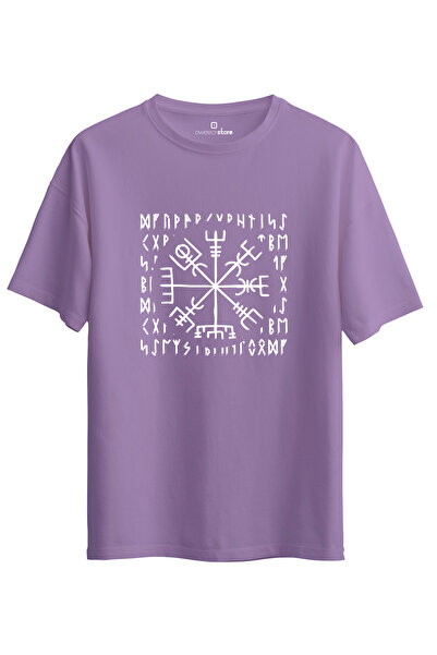 Oweear Unisex Viking Compass - Oversize T-Shirt