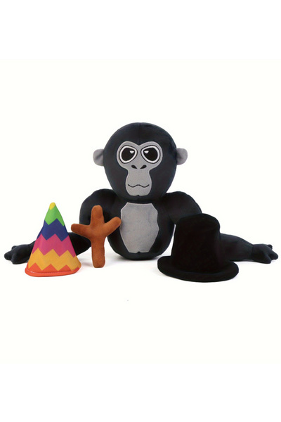 Choice لعبة غوريلا تاج HATEEMO المحشوة على شكل غوريلا تاج، لعبة غوريلا تاج ال...