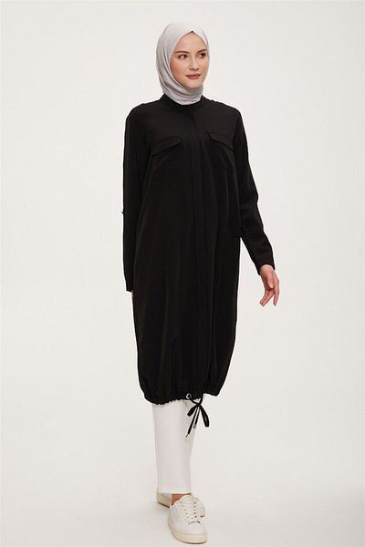 Armine Black Tunic - 22Kd4359 Model