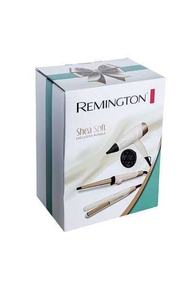Remington مجموعة شيا سوفت المكونة من 3 قطع (مجفف شعر / مكواة تجعيد / مكواة فرد الشعر)