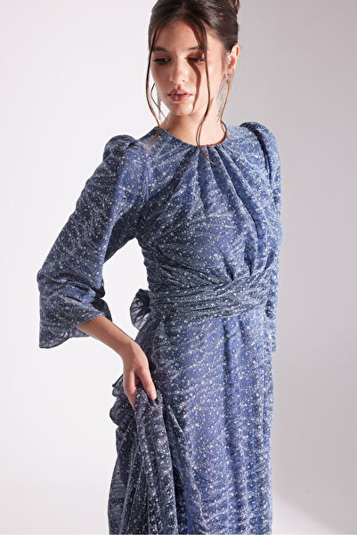 BETTY & SAM EDELINE Simli Maxi Boy Kloş Abiye