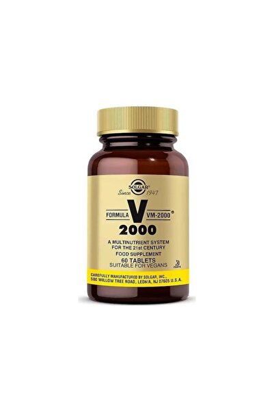 Solgar Vm-2000 Multivitamin Mineral 60 Veg Tablet