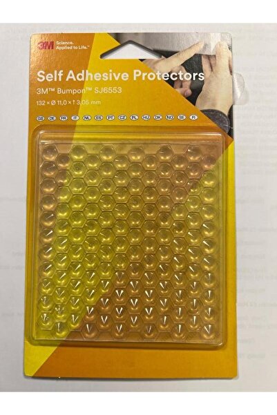 3M Sj6553bl Şeffaf Bumpon 132lı Blister Ambalaj