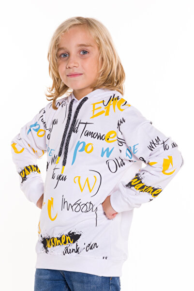 Cansın Mini Хлопчачий світшот з капюшоном, 2 нитки, 9-14 років, 14027