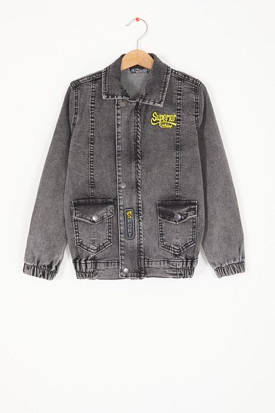 Cansın Mini Дънково яке Smoke Superior Written Boy 16818