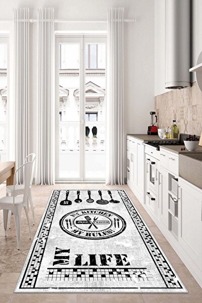 West Home Ψηφιακή εκτύπωση, αντιολισθητική βάση, ανθεκτική στους λεκέδες, λευ...