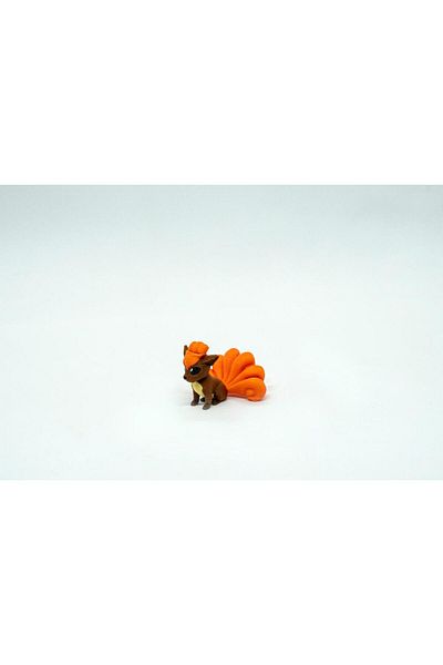 BloomLab Vulpix - Ninetales Pokemon 3D Model Evolution مجموعة كاملة مكونة من قطعتين