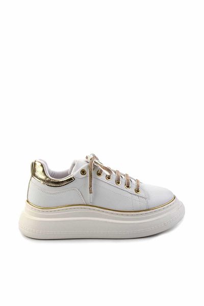 Bambi White Gold Women's Sneaker K 01776431009