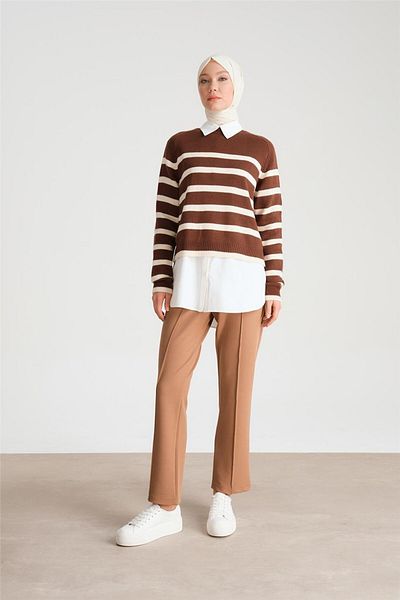 Armine Pantaloni Camel Ort2520