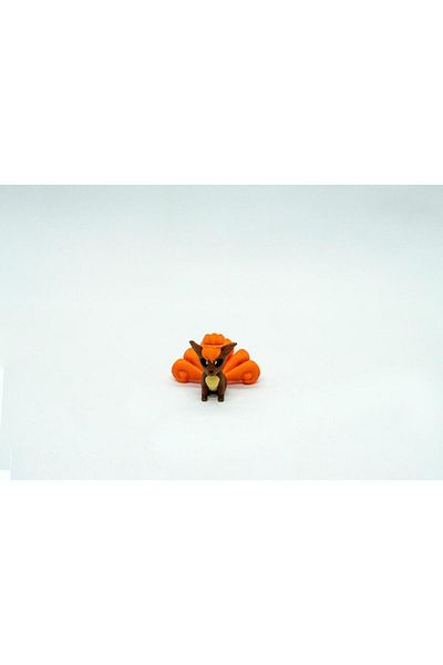 BloomLab Vulpix - Ninetales Pokemon 3D Model Evolution مجموعة كاملة مكونة من قطعتين