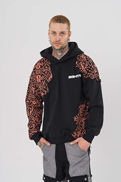 go gang own Hanorac cu glugă cu detaliu de plasture cu motiv EGHTN