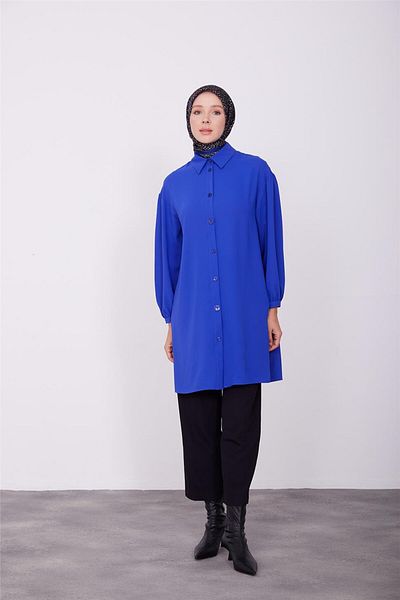 Armine Pantaloni negri cu lanțuri - 23k2503