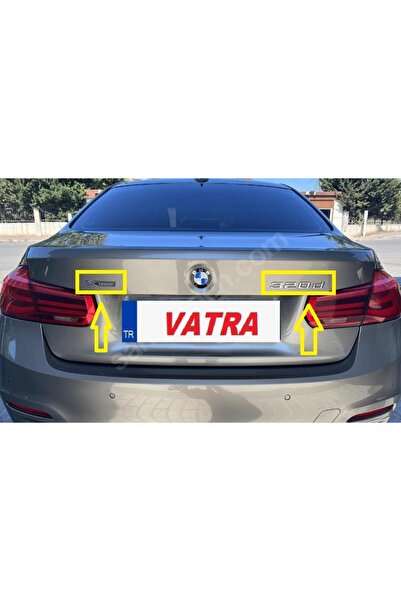 EDEXPORT BMW 3 Serisi 320d xDrive Uyumlu 320d ve xDrive Bagaj Yazısı Seti