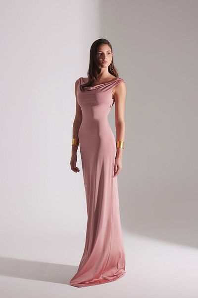 BETTY & SAM Φόρεμα VESNA Off Shoulder μέχρι το πάτωμα