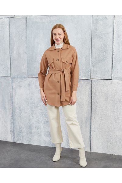 Fashionbox Риза с щамповано яке