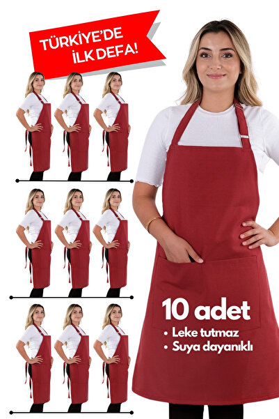 sevilya 10 قطع من مآزر المطبخ البسيطة القابلة للتعديل