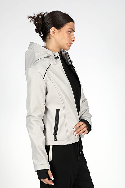 Lee Cooper Gray Women's Coat 251 Lcf 232003 Jolie Gray