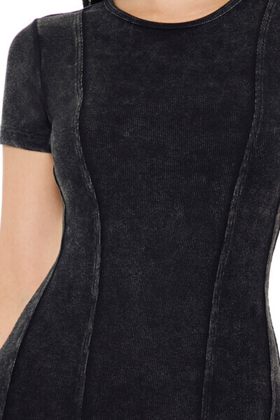 Forever 21 Ribanalı Triko Mini Tişört Elbise