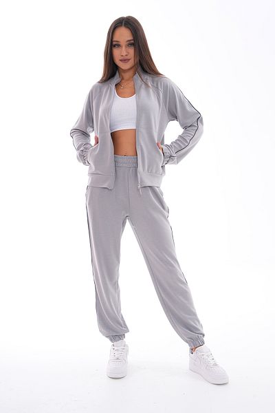 BİKELİFE Women's Stripe Detailed Zippered Tracksuit Set