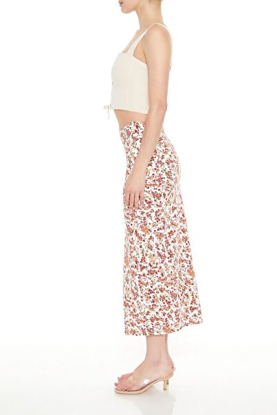 Forever 21 Çiçek Desenli Maxi Etek