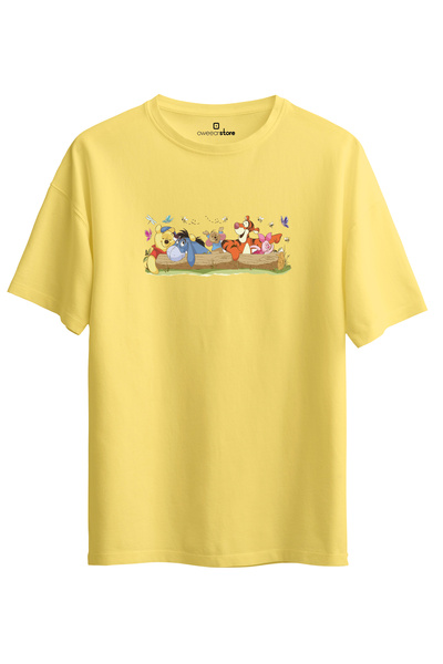 Oweear Unisex Winnie-the-Pooh - Oversize T-shirt