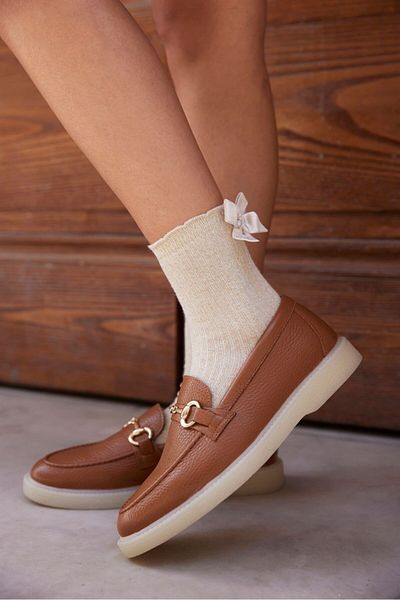 NILUFARR Γυναικείο Loafer Lior Taba Floter από γνήσιο δέρμα